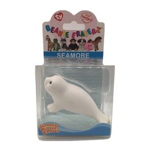 Ty Beanie Eraserz Peanut the Elephant Japanese Puzzle Eraser NEW!